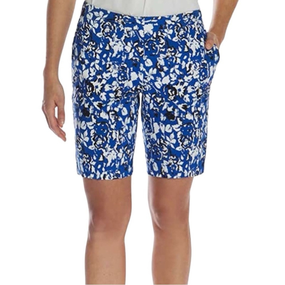 Mario Serrani Italy Women’s Comfort Stretch 
Tummy Control Bermuda Shorts   Sz 6